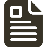 Document icon with lines and square
